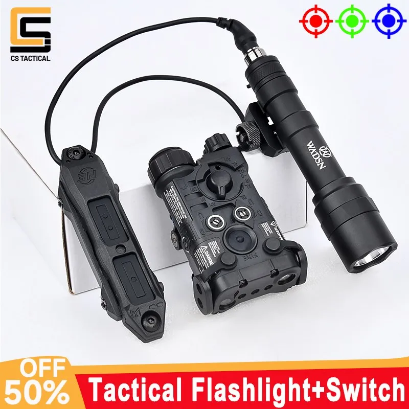 

WADSN Tactical NGAL Laser Red/Green/Blue Laser Pointer Flashlight M300 M600 M300A M600U Fit 20mm Rail Hunting Airsoft Accessory