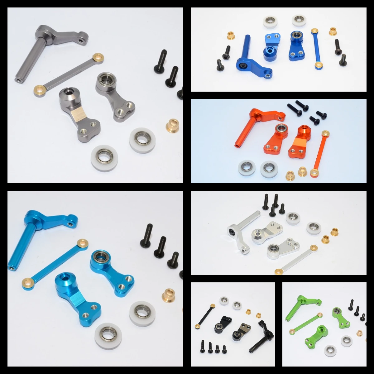 

GPM ALUMINIUM STEERING ASSEMBLY - 1SET For TAMIYA CC01