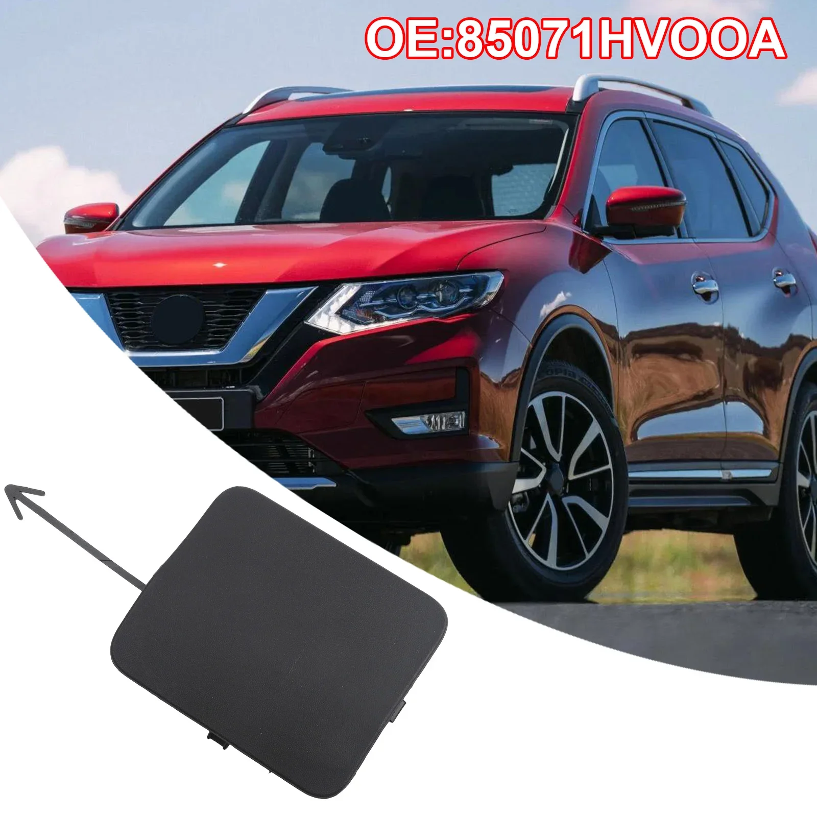 

Trailer Hook Cover Towing Hook Eye Maintains Vehicle Integrity For Qashqai 2017-2021 Rear Bumper Towing Hook Cover