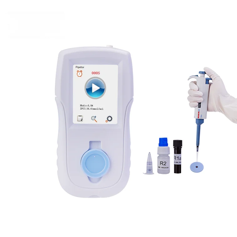 Hot-selling POCT Handheld Blood Analysis Test Portable Hemoglobin HbA1c Analyzer For Sale