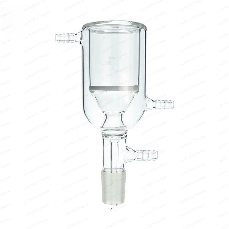 2026 hot sell -Insulated Jacketed Filtration Funnel, Double-Wall Design with Sandwiched Filter Plate, Thermostatic for Hot Filtr