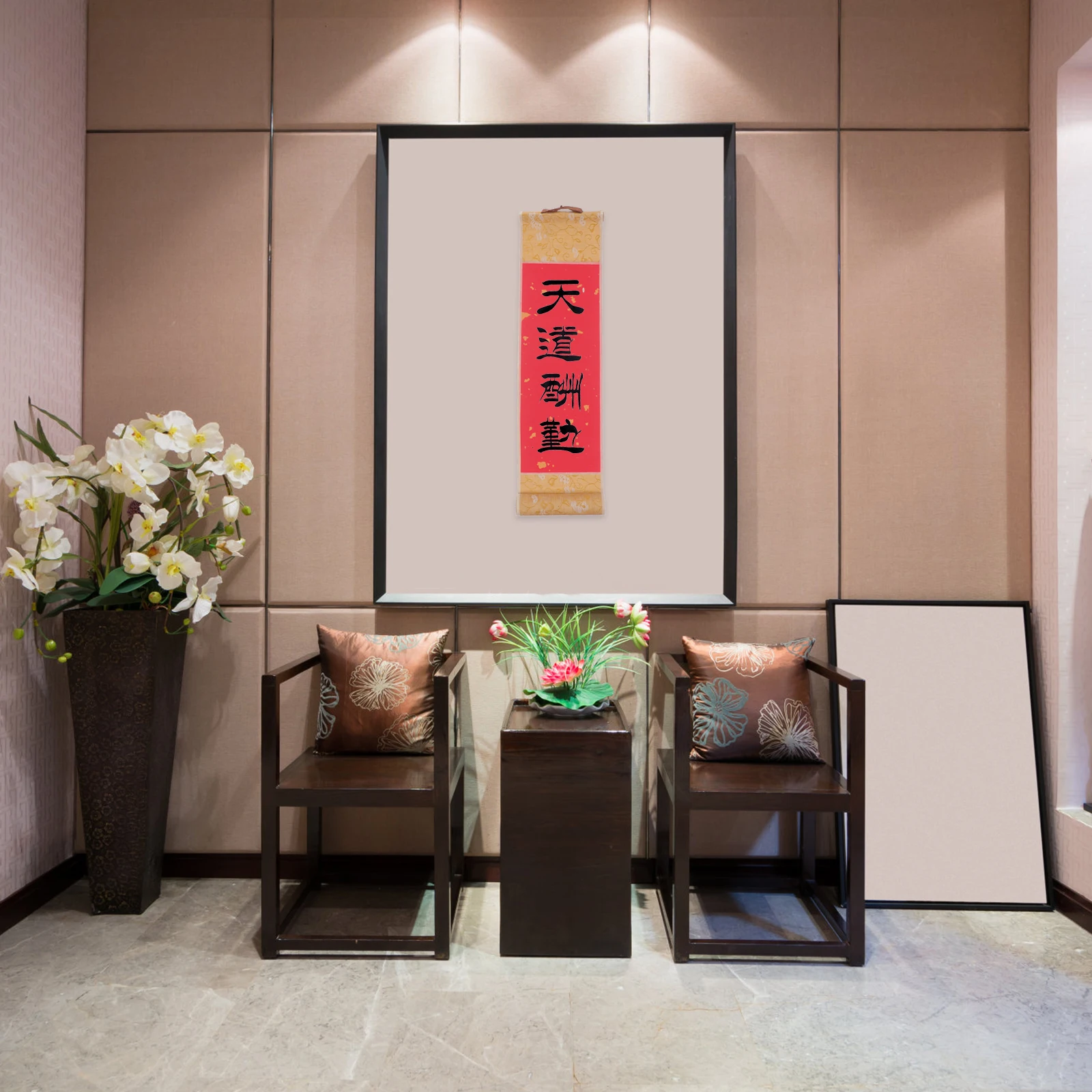 

Blank Small Scroll Diy Chinese Painting Drawing Paper Rice Calligraphy Hanging Poster Wedding Picture