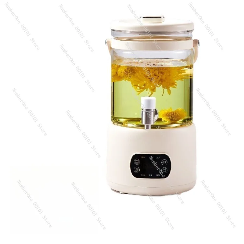 Health Care Electric Kettle, 3L Large Capacity,Tea Infuser and Flower Tea Pot with Water Outlet,110V Home-use Beverage Appliance