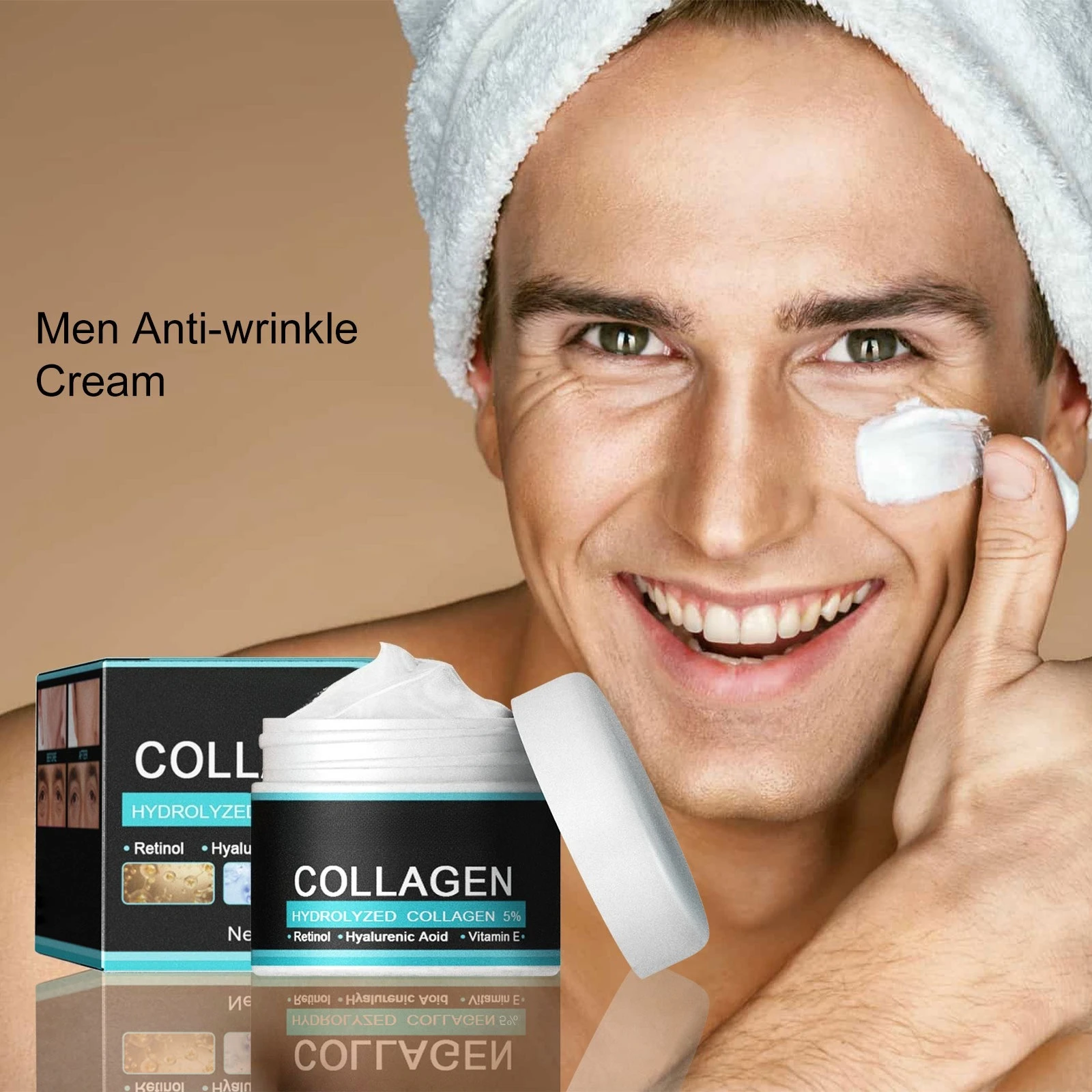 

1pc / 3pcs Men's Cream Moisturizing Hydrating Nourishing Facial Skin Anti-aging Fading Wrinkle Cream Skincare