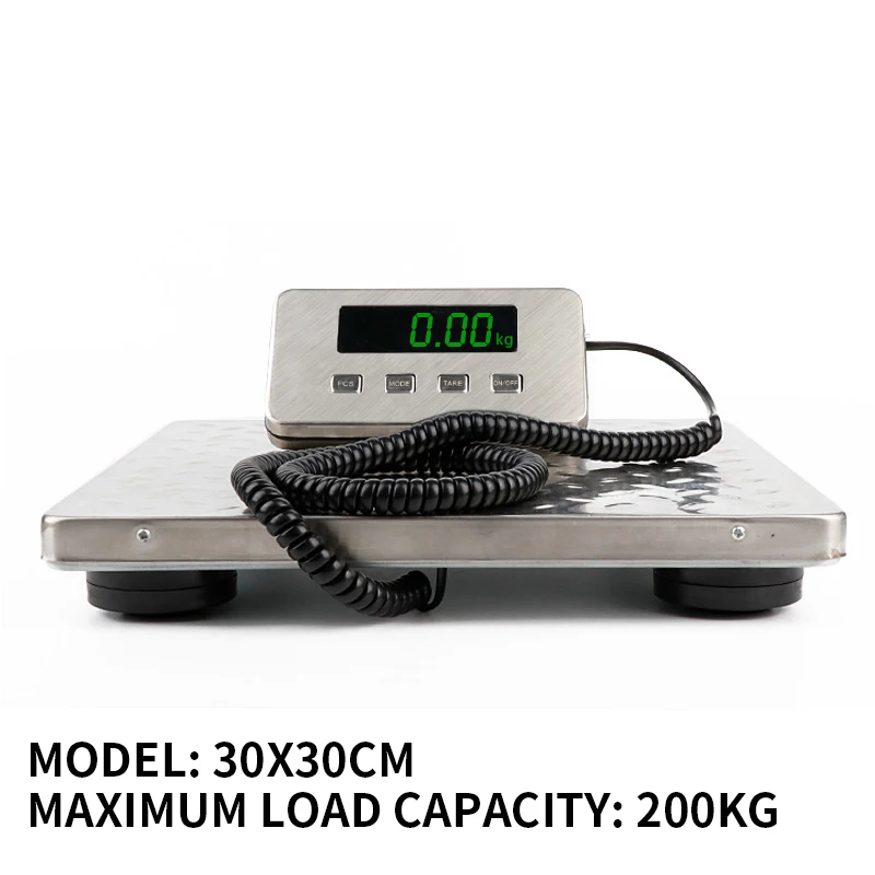 Precision electronic scale, hand luggage scale 200/300/500KG, pet scale, stainless steel express scale, livestock scale
