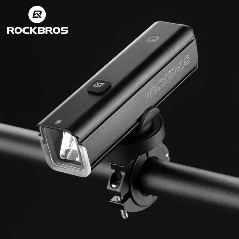 ROCKBROS Bike Light 1500LM 5000mAh Type-C Bicycle Front Light IPX6 Aluminum Alloy Lamp Headlight MTB Road Cycling Flash Light