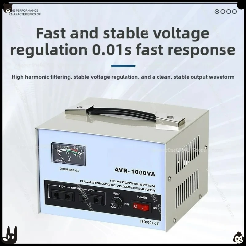 Electronic 1000VA Single - phase 220V Home Voltage Stabilizer for Air Conditioner AVR