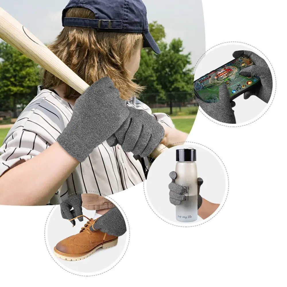 Relieve Joint Pain Rheumatoi Touch Screen Pressure Gloves Arthritis Gloves Magnetic Compression Gloves Cycling Mittens