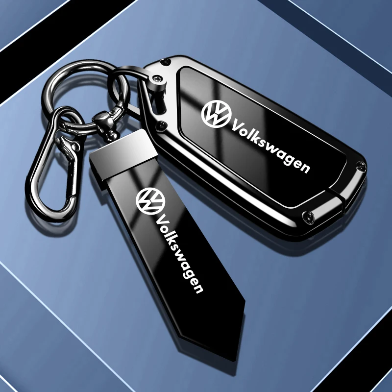 Fashion Zinc Alloy Car Remote Key Case Cover For VW Volkswagen Golf 8 2020 Skoda Octavia A8 2021 SEAT Leon MK4 Key Accessories