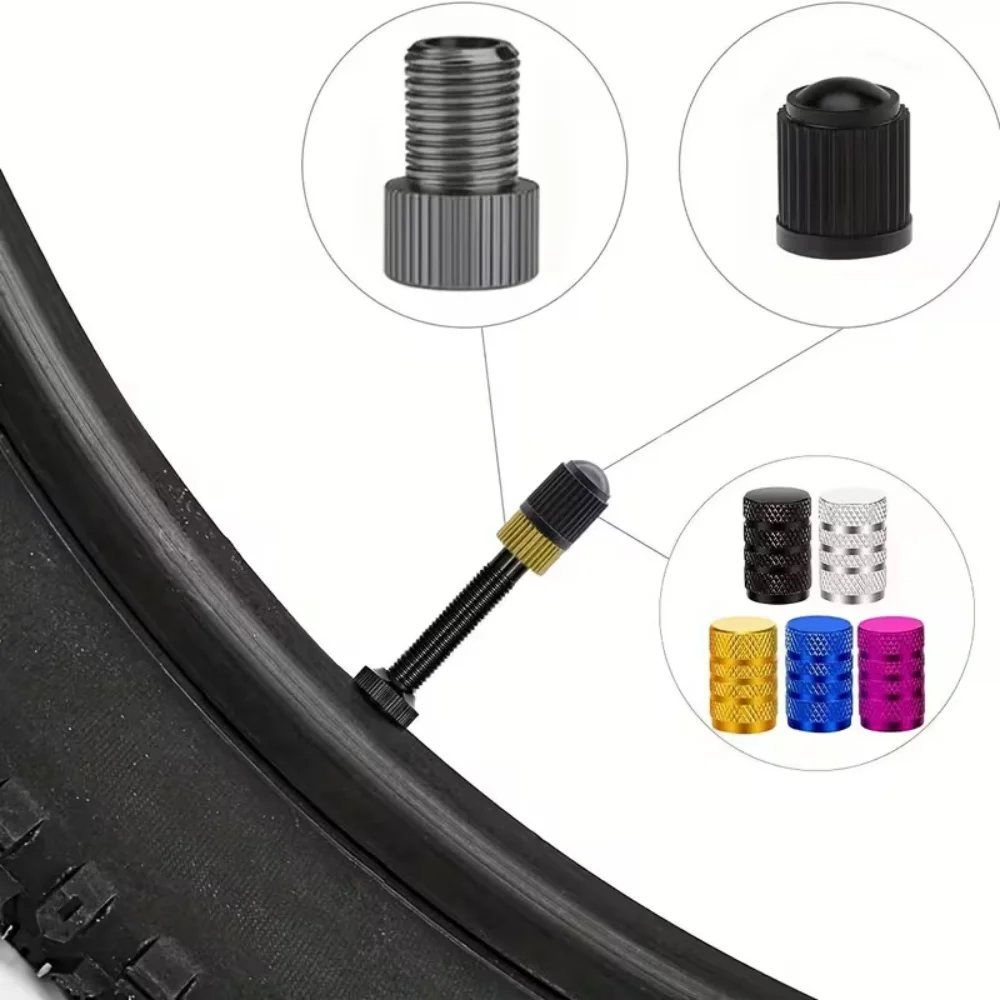 20-Piece Valve Stem Cap Set, Aluminum Alloy Multi-Mode Valve Dust Cover, Suitable for Cars and Motorcycles view 2