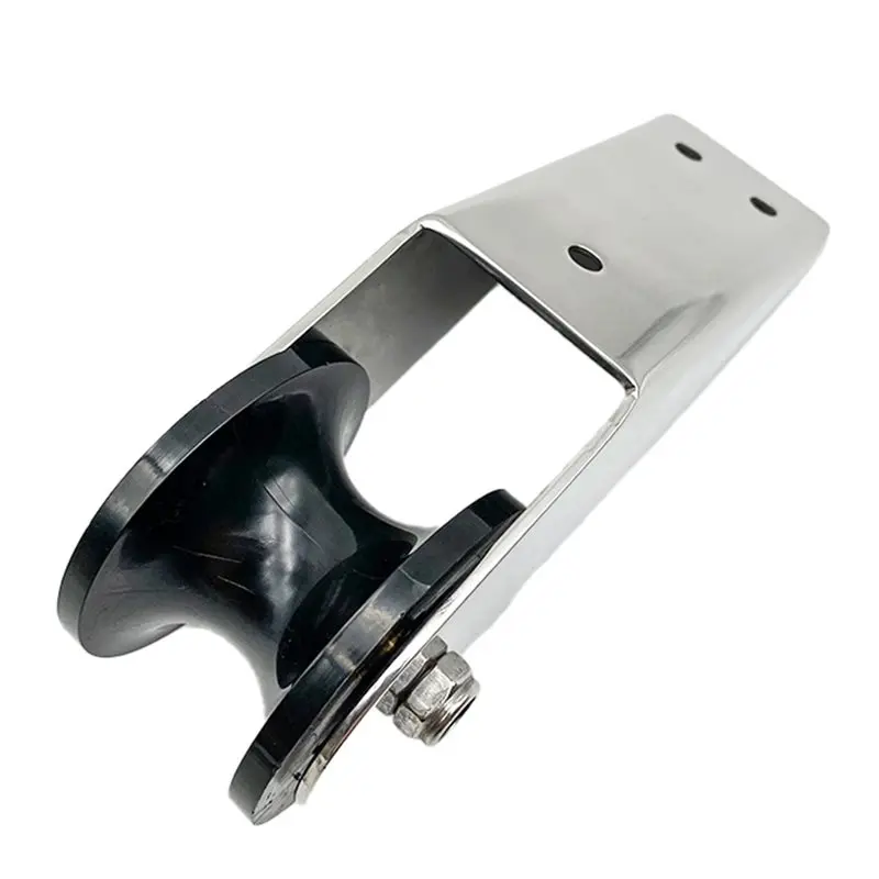 AASS-For Stamping Boat Trailer For Yacht Lift Roller Holder Mount Bow Anchor Roller 316 Stainless Steel