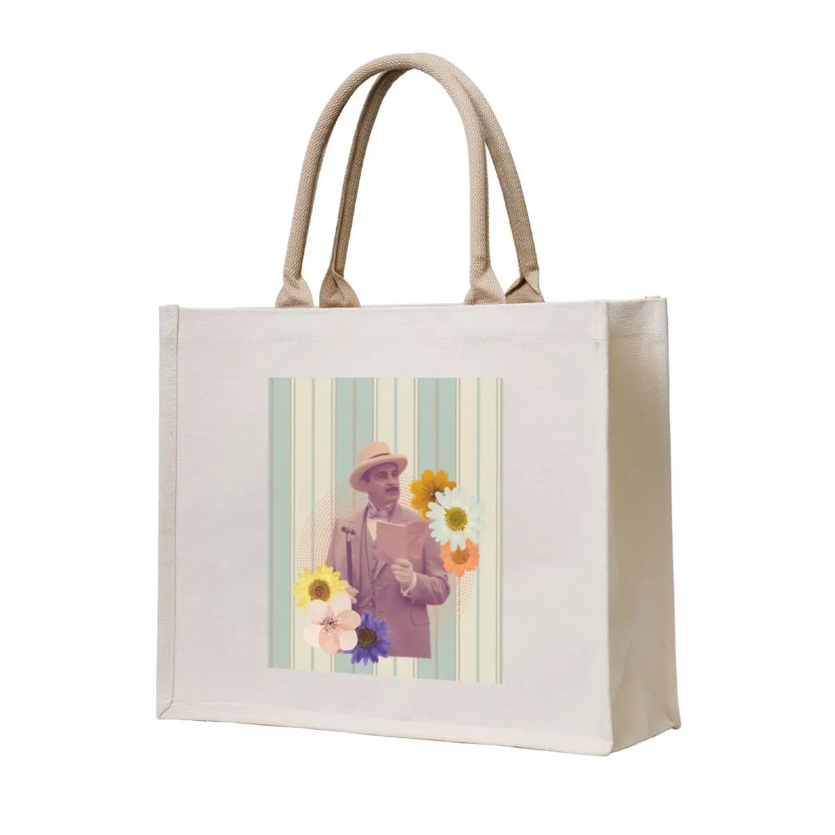 

Detective Poirot Tote Bag Canvas bag for women Handbags great bag