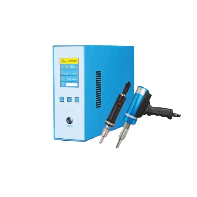 Portable Automatic Small Spot Handheld Ultrasonic Welder New Used Portable Ultrasonic Welding Machine PLC Motor Core Components