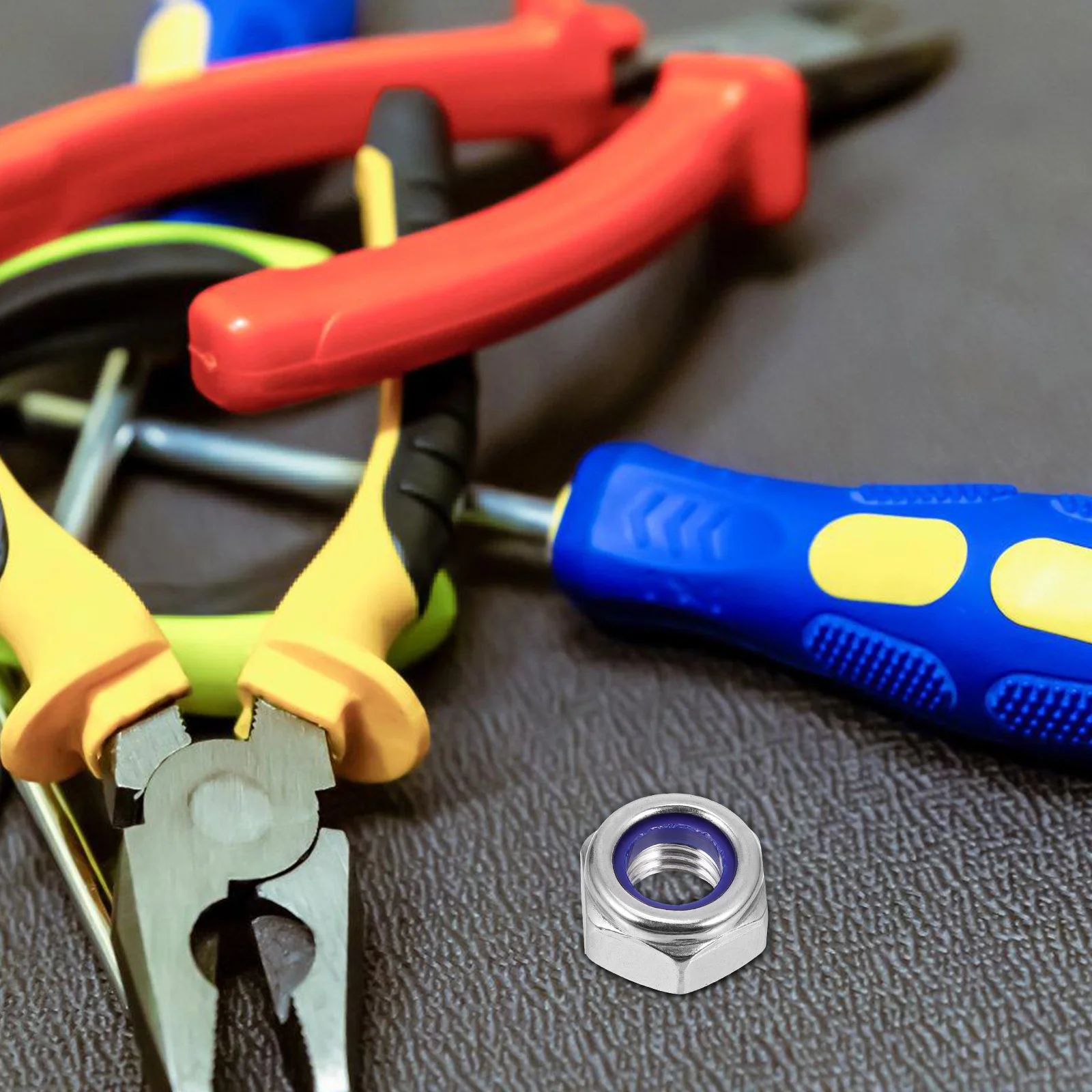 

15pcs Lock 304 Stainless Steel Hex Fastening Nuts For Machinery Furniture Electronics Hardware Nut Machinery Nuts Set