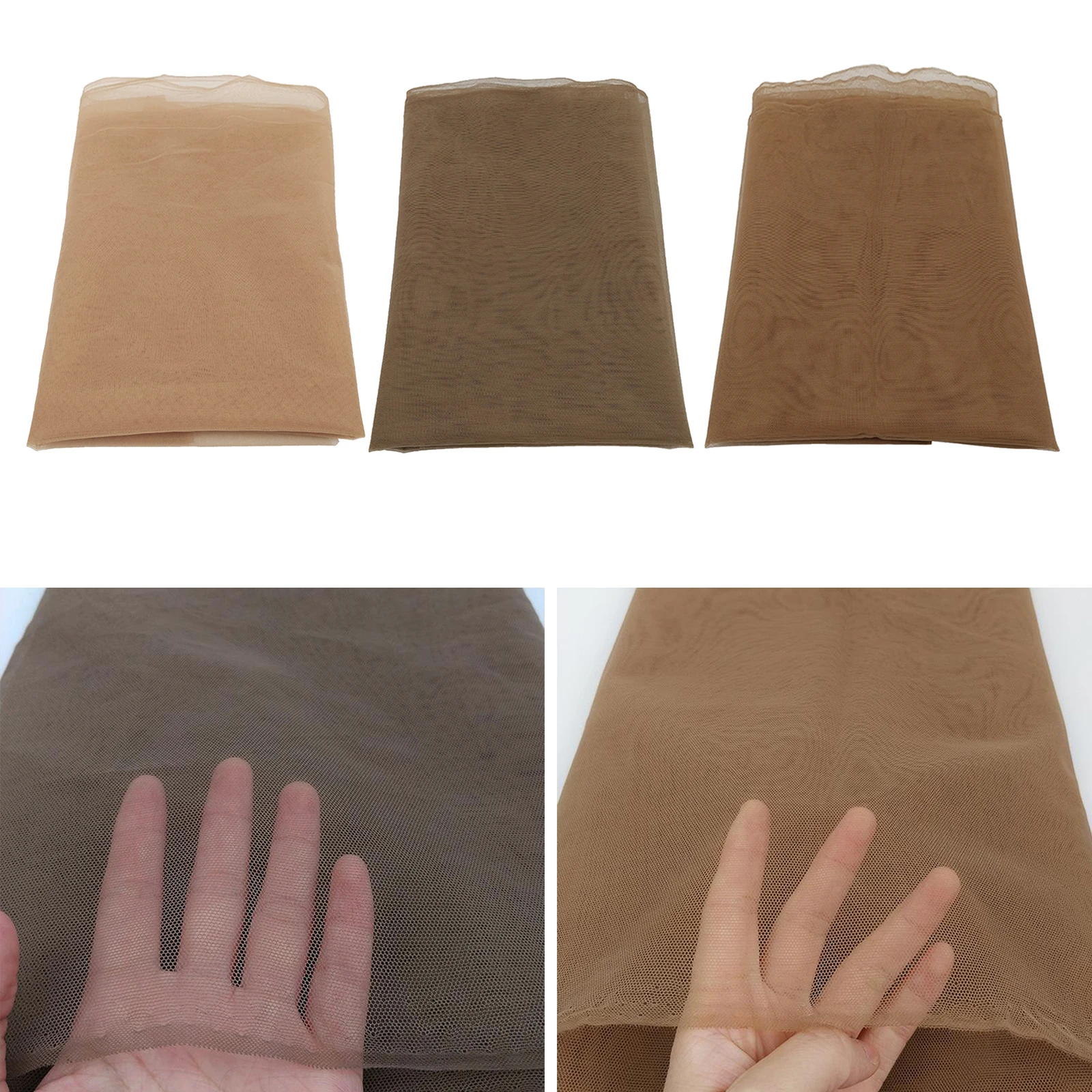 for Making or Ventilating Lace Wig Closure Caps Toupee, Foundation Wig Accessories- 1 Yard, 135cm*92cm