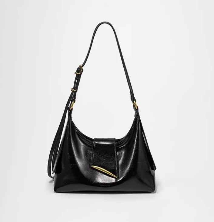 

Сумка подмышки из воловьей кожи в минималистском стиле, новый стиль, супер популярная сумка-тоут, сумка через плечо