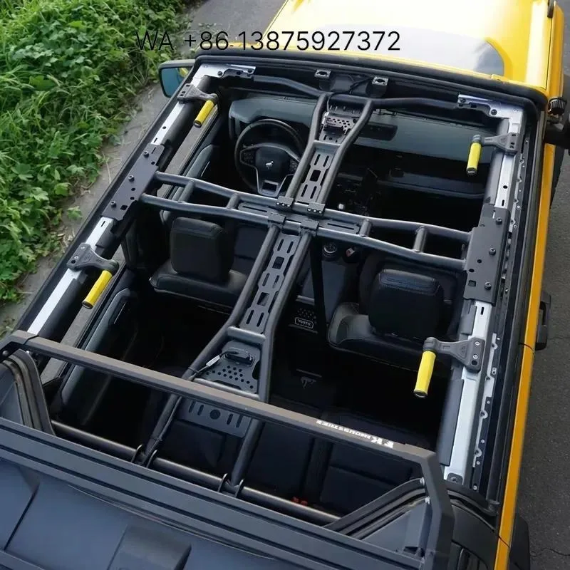 Wmwmnu for JK Chromoly Steel Roll Cage ABC Pillar Reinforcement for 2021+ High Strength Inner Safety Bar System