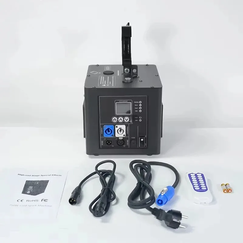 800W Inverted Hanging Upside Down Cool Fire Works Cold Spark Fountain Machine for Wedding Stage