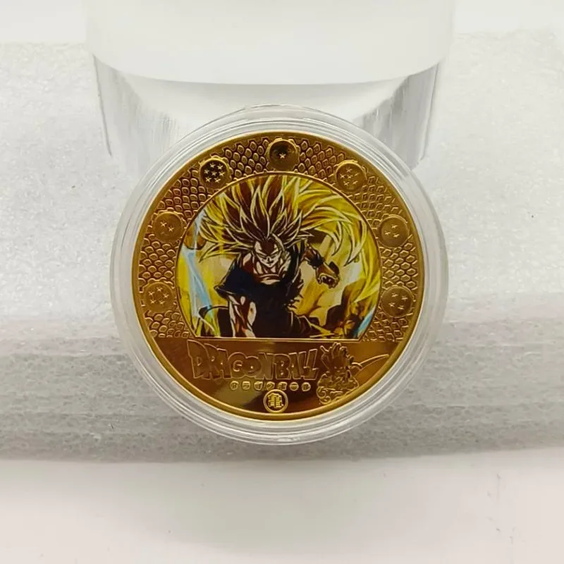 

Dragon Ball Commemorative Coin Sun WuKong Around Hand Creative Classic Animation Gold Coin Commemorative Toy