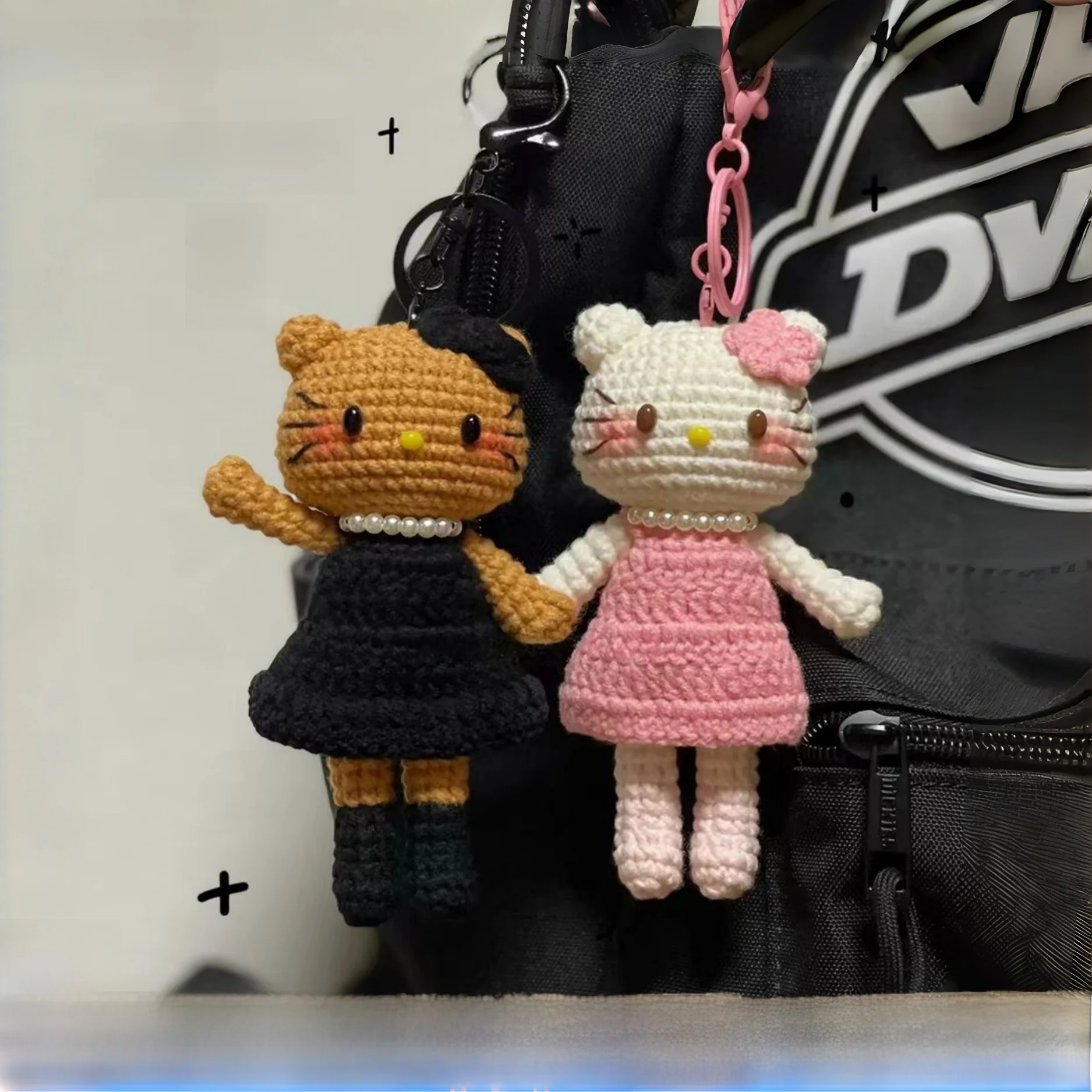jcknbj-adorable-poupee-chat-a-longues-pattes-en-laine-tricotee-au-crochet-cadeau-d'anniversaire-creatif-pour-la-meilleure-amie-accessoire-de-sac