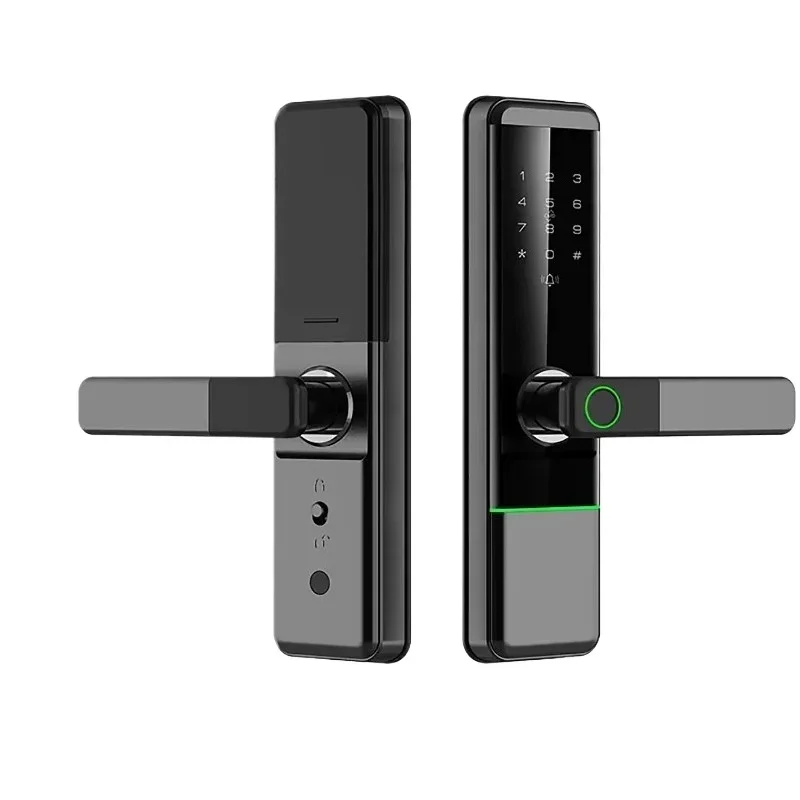 Waterproof 65 Room Hotel Mortise Wood Digital Code Fingerprint Door Lock Online