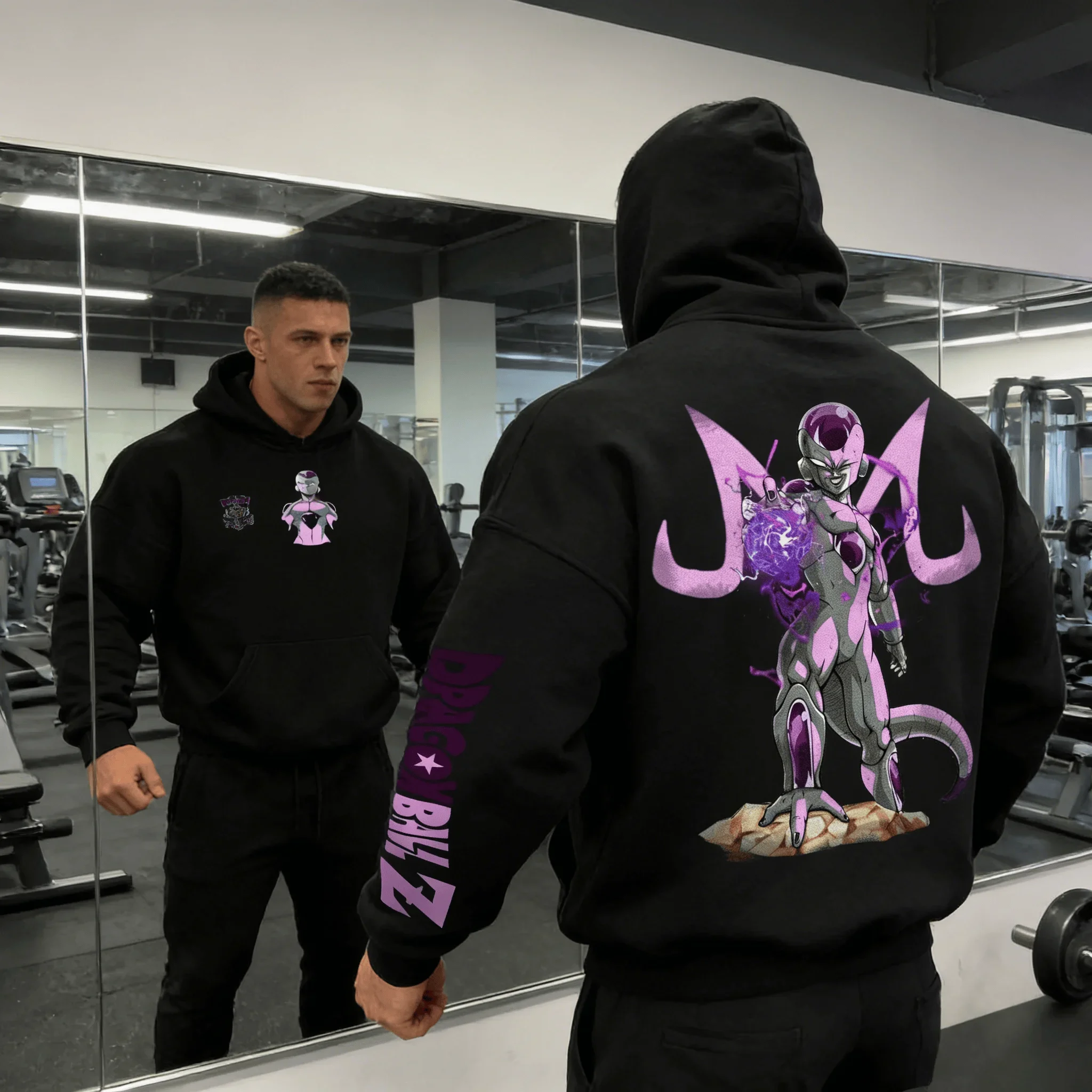 

Худи с принтом аниме Dragon Ball Majin Buu Frieza 2026, мужская и женская повседневная мягкая теплая одежда оверсайз для пар
