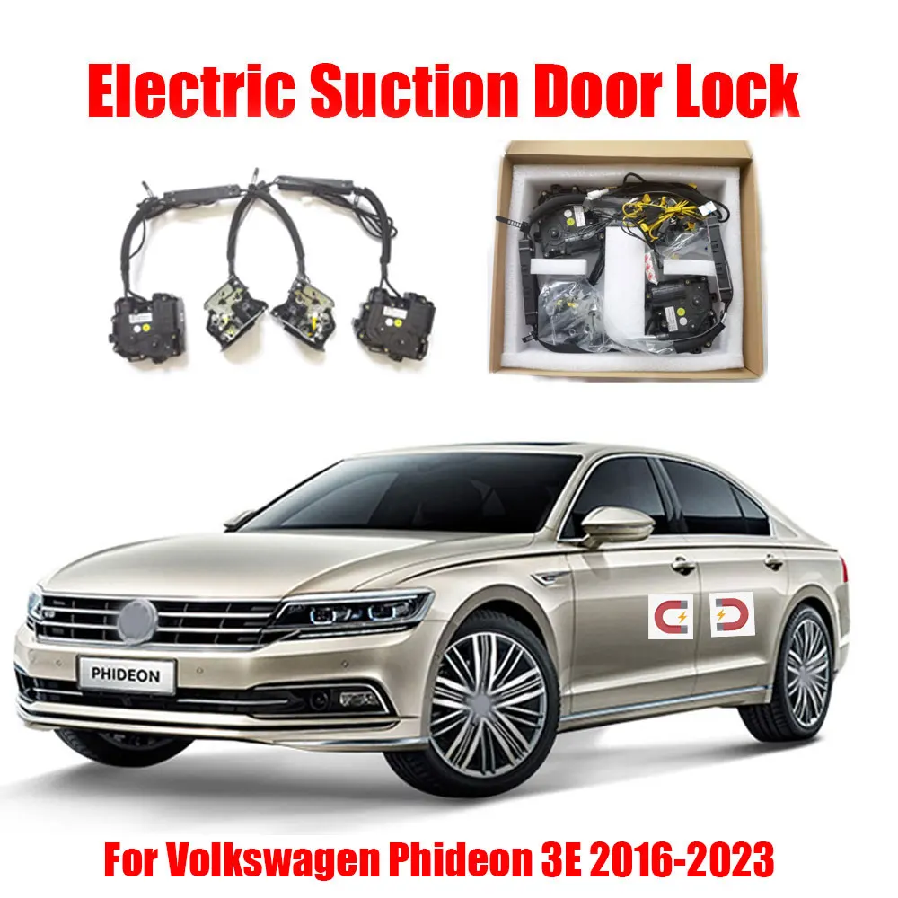 

For Volkswagen Phideon 3E 2016-2023 Car Electric Suction Door Power-assisted Closing Automatic Door Soft-close Function