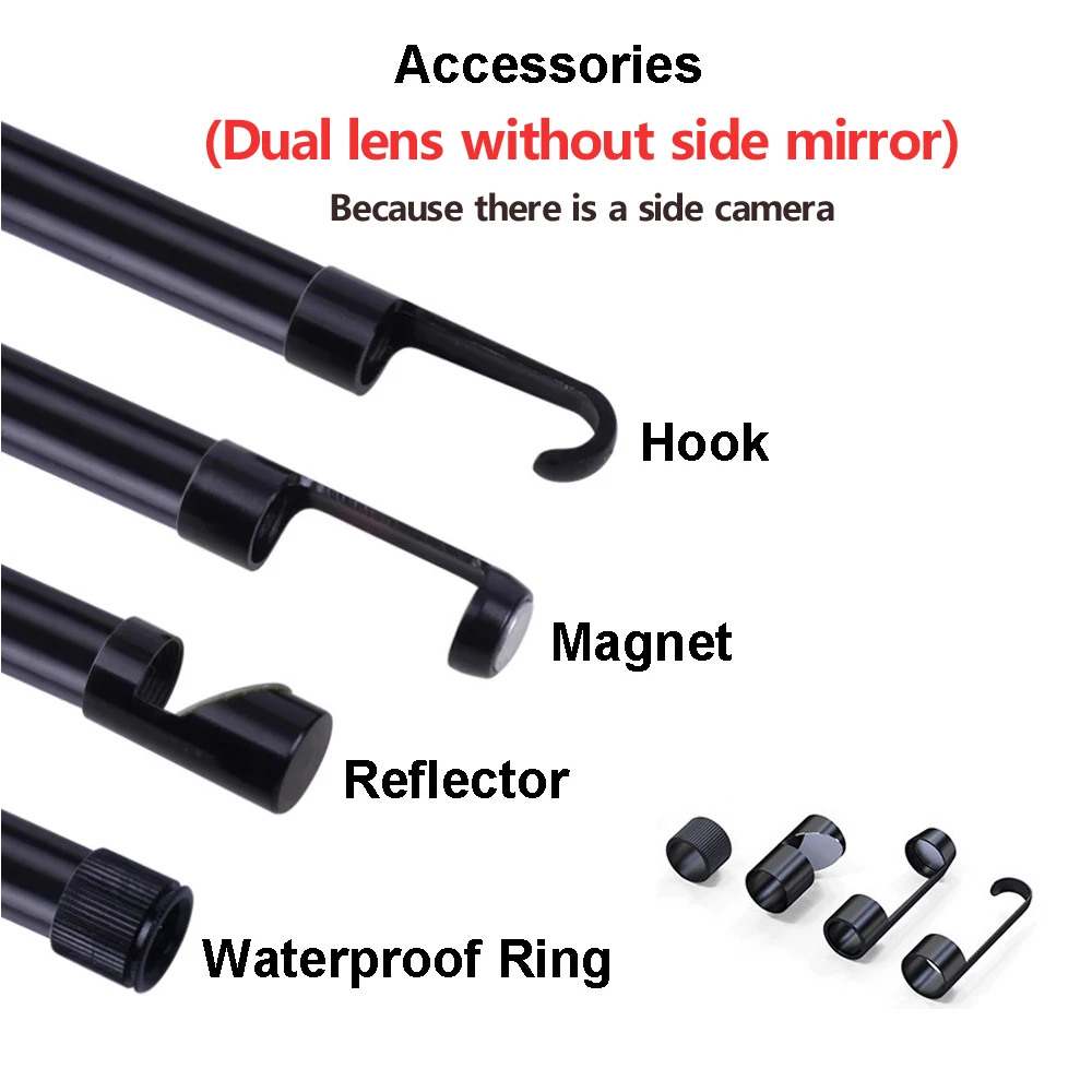 HD1920P Endoscoop Inspectie Camera Type-C Mini Inspectie Camera IP67 Auto Riool Pijpleiding Borescope voor Android IOS iphone