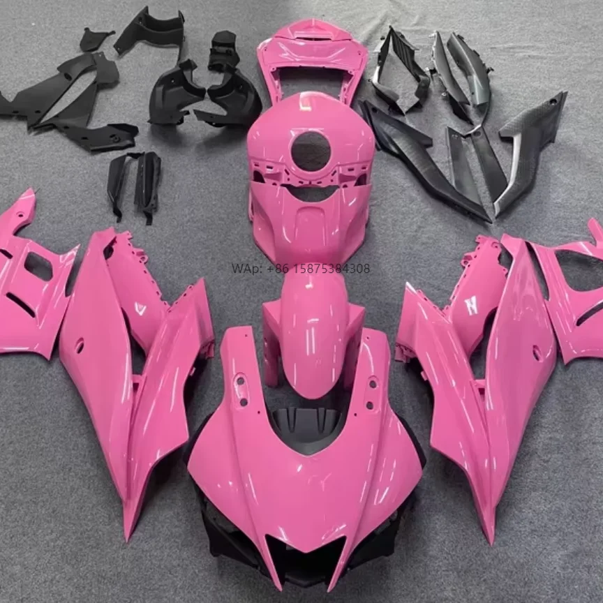ABS Plastic Motorcycle Fairings Kit Bodywork Frame Sets Compatible with YZF R3  R25  2019 2020 2021 2022 2023