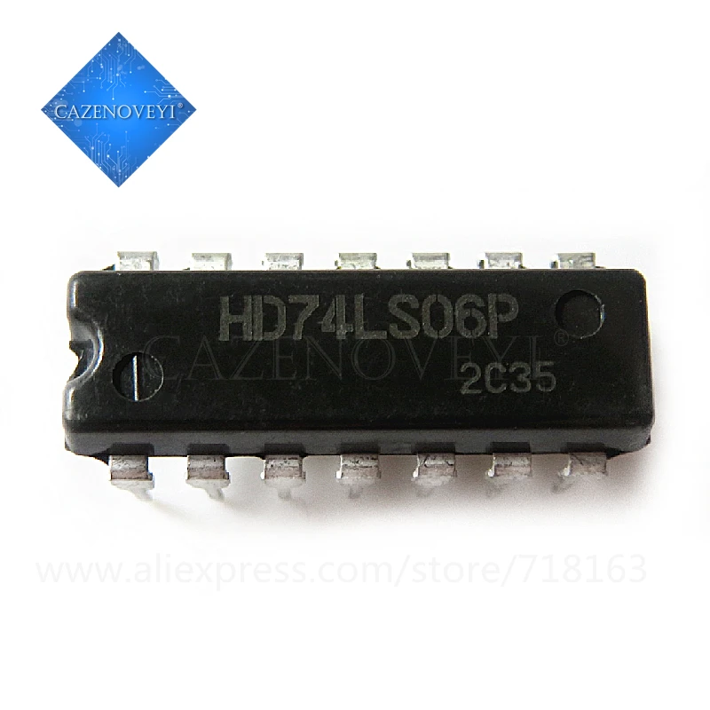 10pcs/lot SN74LS06N DIP14 SN74LS06 DIP 74LS06N 74LS06 new and original IC In Stock