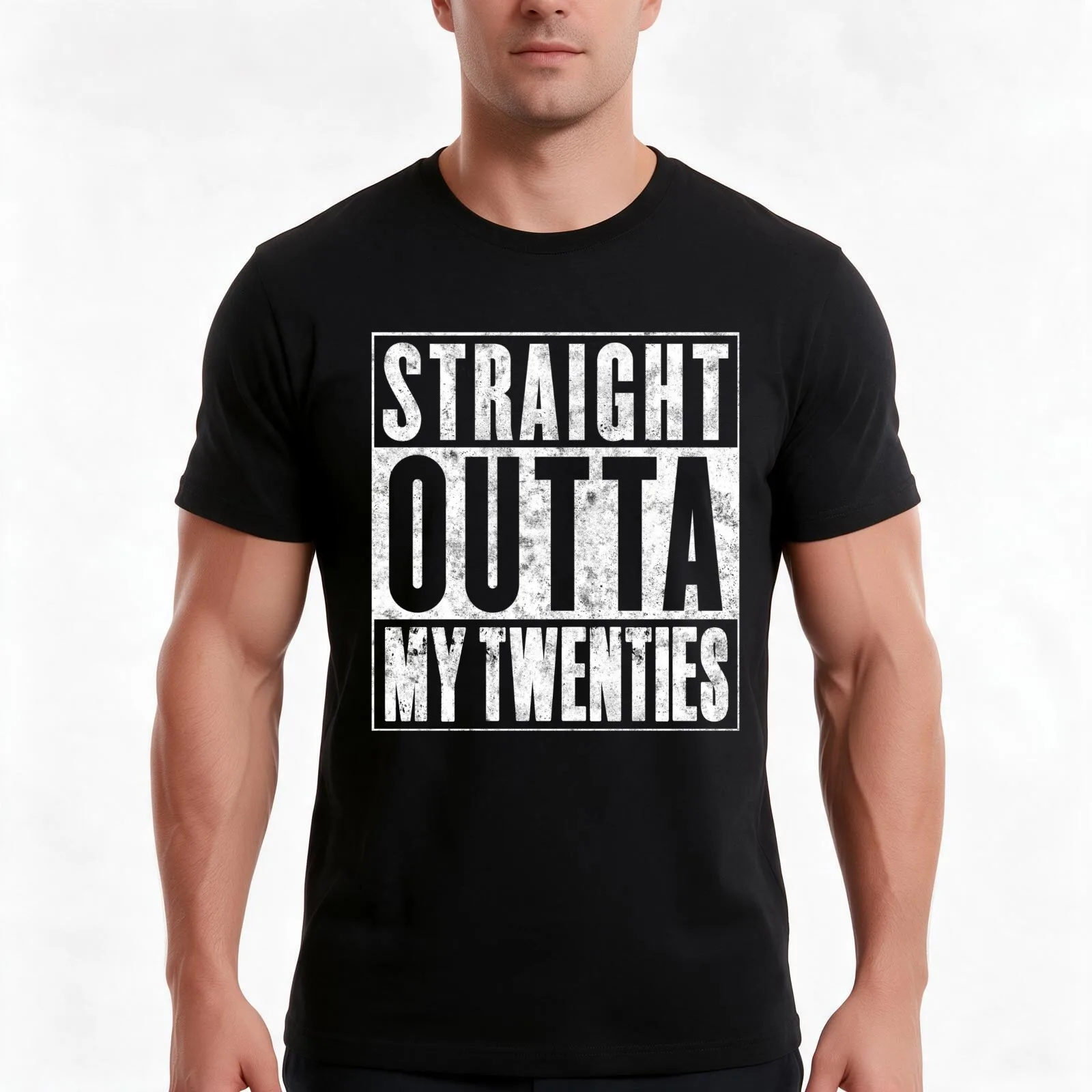 Straight Outta My Twenties 30th Birthday T-Shirt Summer Casual Cotton Tee Oversized Streetwear Tops Vintage Graphic Print