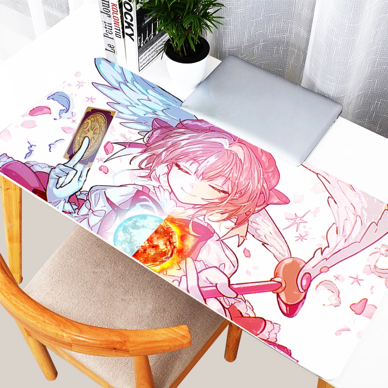 Mouse Pad Laptop Pink HD Print Extended Desk Mat Anime C-card C-captor Sakura Mousepad PC Kawaii Sexy Keyboard Pad XXL Mouse Mat