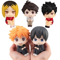 9cm Haikyuu!! Anime Figure Look Up Shoyo Hinata Action Figure Q Version Tobio Kageyama Figurine PVC Collection Model Doll Toys