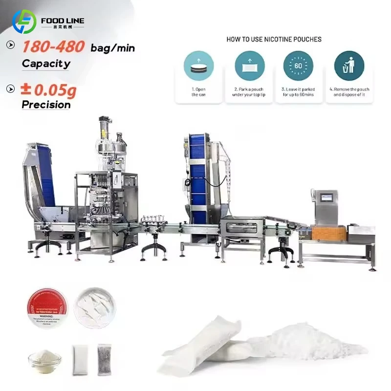Powder Pouch Packing Machine, Full Automatic 2 Lanes Small Dose Sachet Packaging Machine for Fine Powder Packing Customized