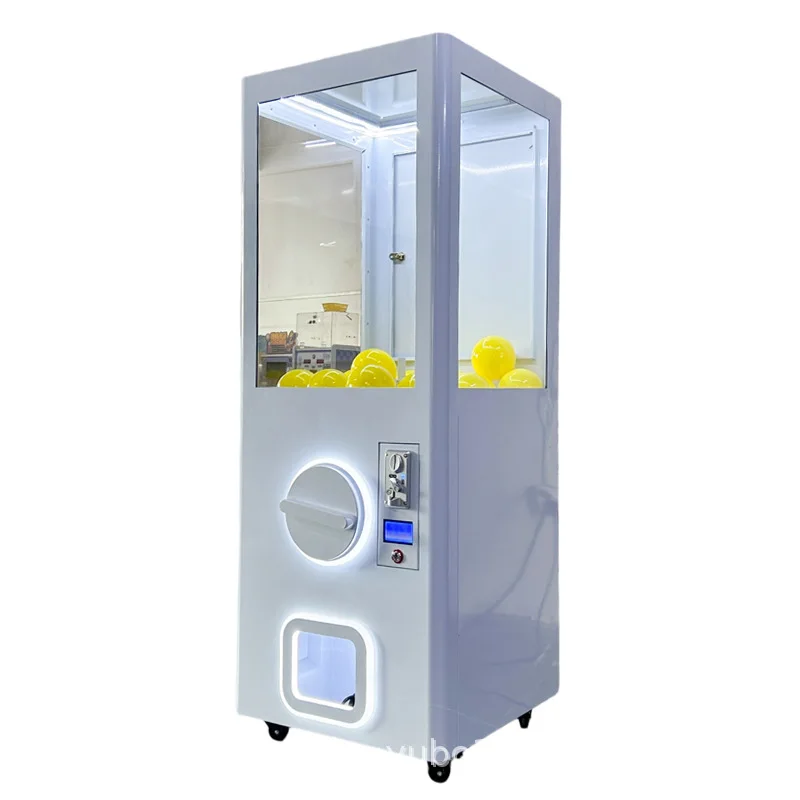 Large Gashapon Vending Game Machine, Supports 90-120mm Capsules, Multiple Colors & Sizes Available