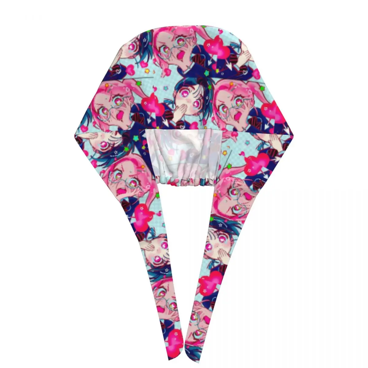 Work Scrub Cap Alien Scenery Nurse Hats Kawaii For Unisex Tie Back Working Caps Soft Comfy Custom Medical Cap