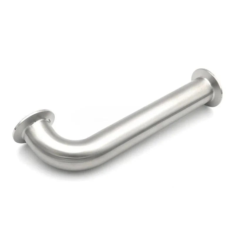 For 304 316L Stainless Steel Quick Loading 90 Degree Unilateral Elongated Straight Edge Elbow Clamp
