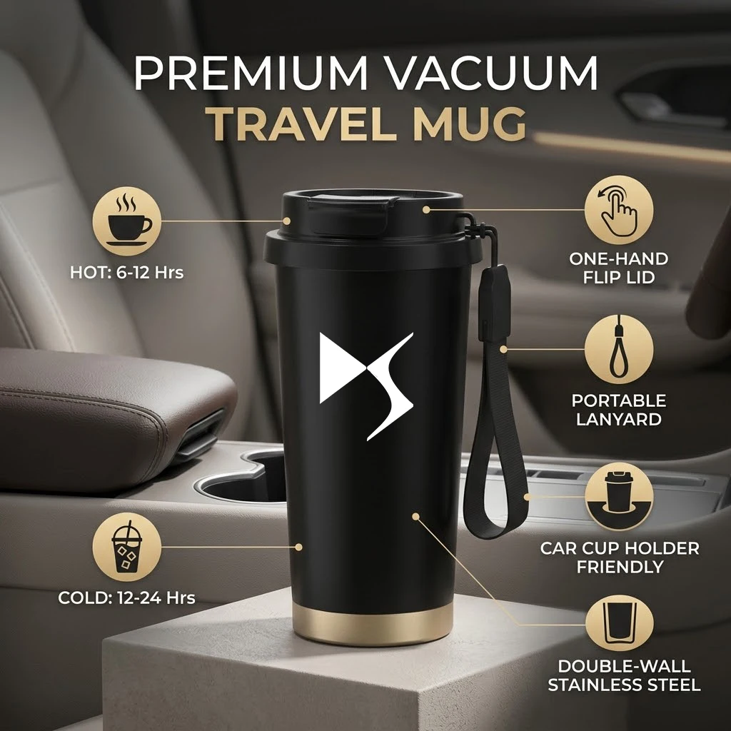 Car Thermos Cup Water bottle Coffee cup 316 stainless steel For  DS DS3 DS4 DS5 DS5LS DS6 DS7 DS9 DS 4S