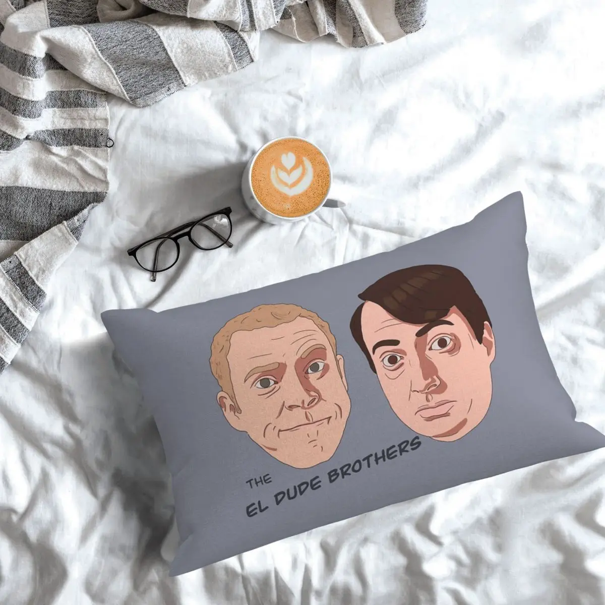 Peep Show Mark And Jez The El Dude Brothers Rectangle Pillowcase Cushion Cover Decor Bedroom Bed Home Comfort Throw Pillow