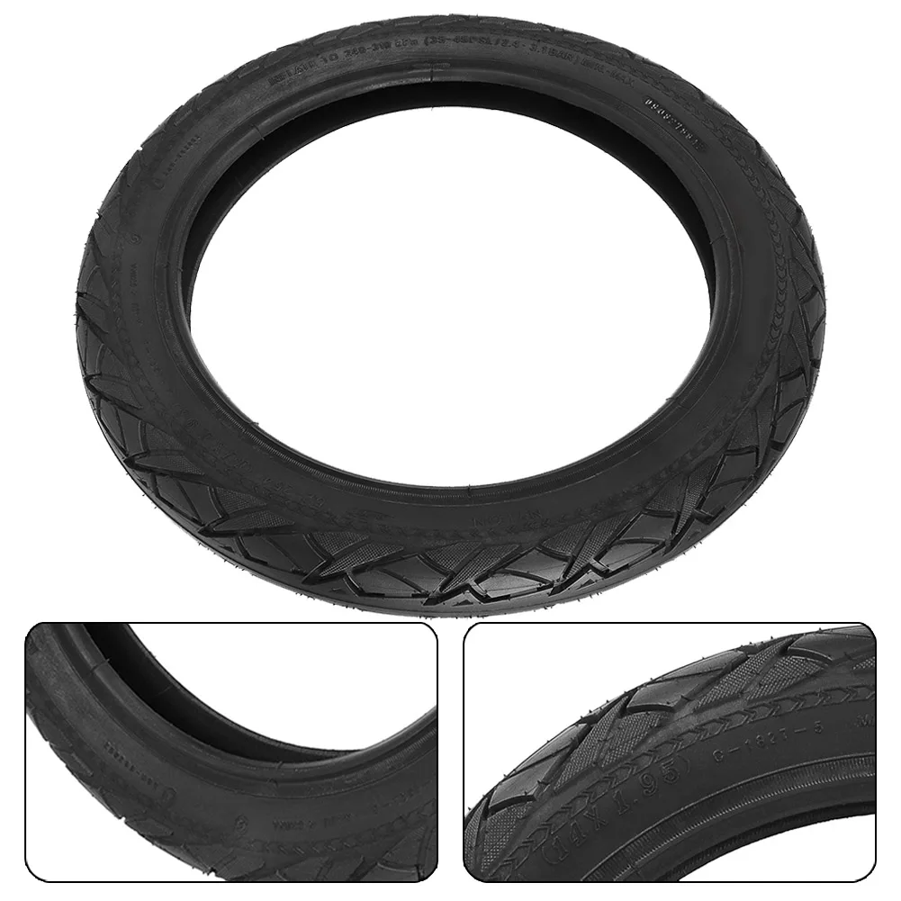 AliExpress TOOPRE Tyre Outer Tire Parts Replacement Rubber Thicken 14*1.95 14x1.95(52-254) Bicycle Black Electric Bike