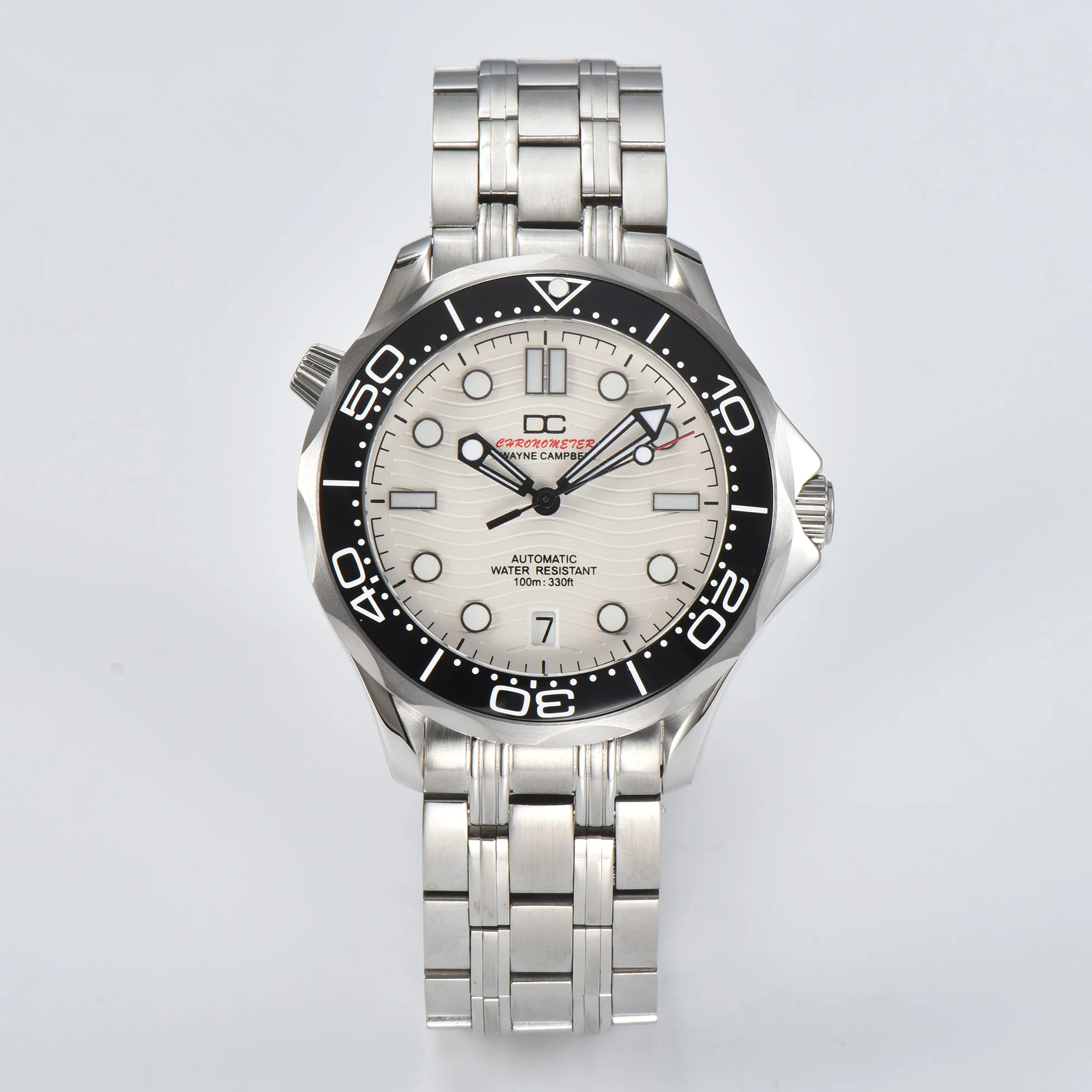 42mm Herrenuhr Mechanisch Automatik Edelstahl Keramiklünette Uhr Leuchtzeiger NH35 Uhrwerk Armbanduhren