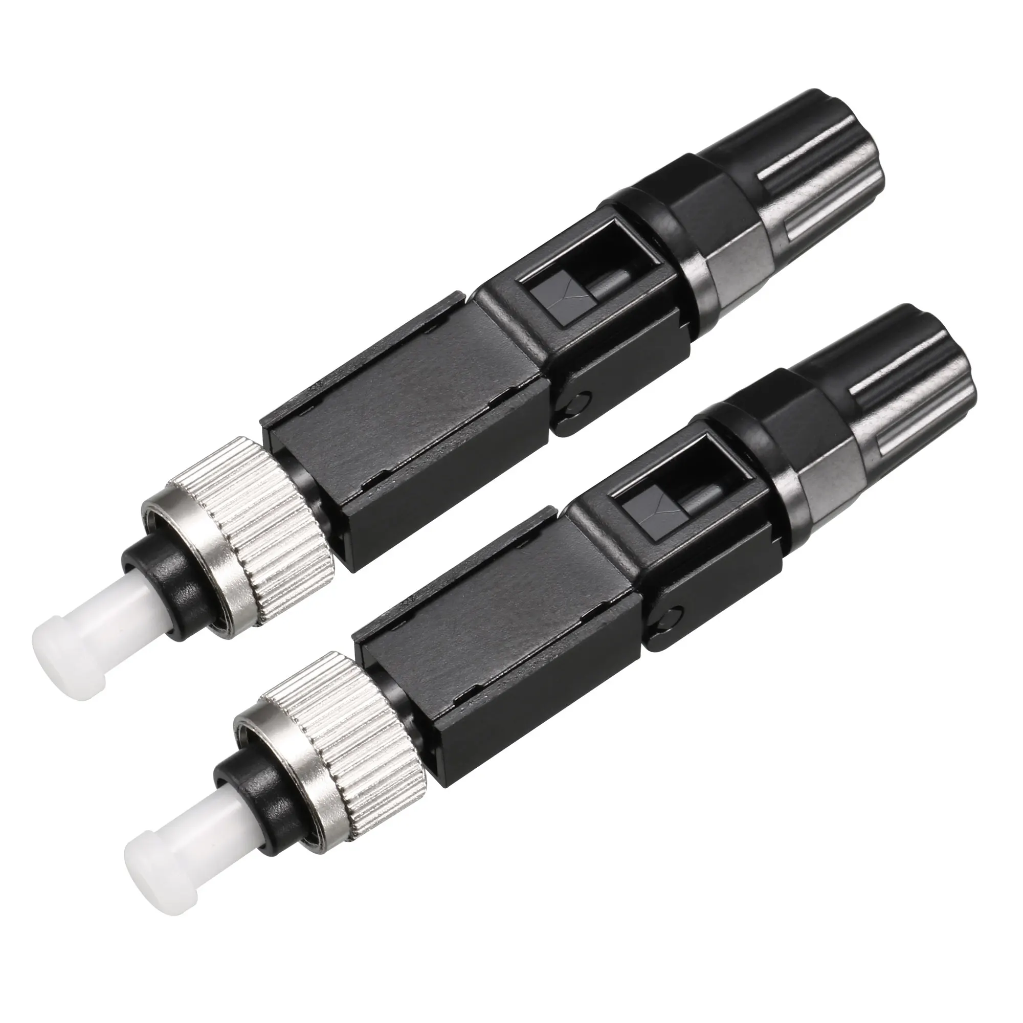 2Pcs FC/UPC Optic Fiber Quick Connector for Server Rack, Patch Panel Fast Adapter for FTTH/OD