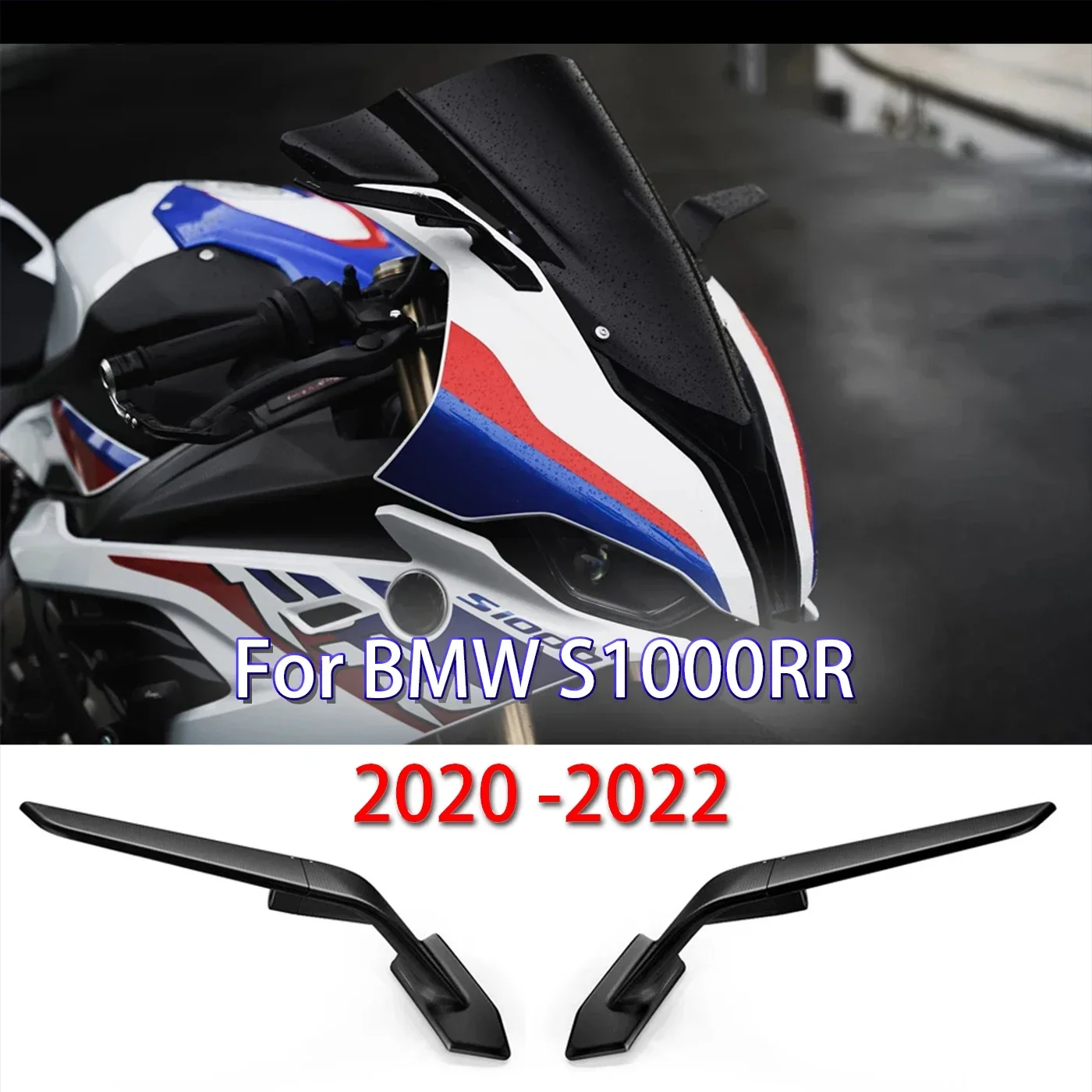 

Motorcycle Rearview Side Mirrors 3 Colors For BMW S1000RR 2020 -2022 NEW Rear View Mirrors M1000RR 2021 2022 S M 1000 RR