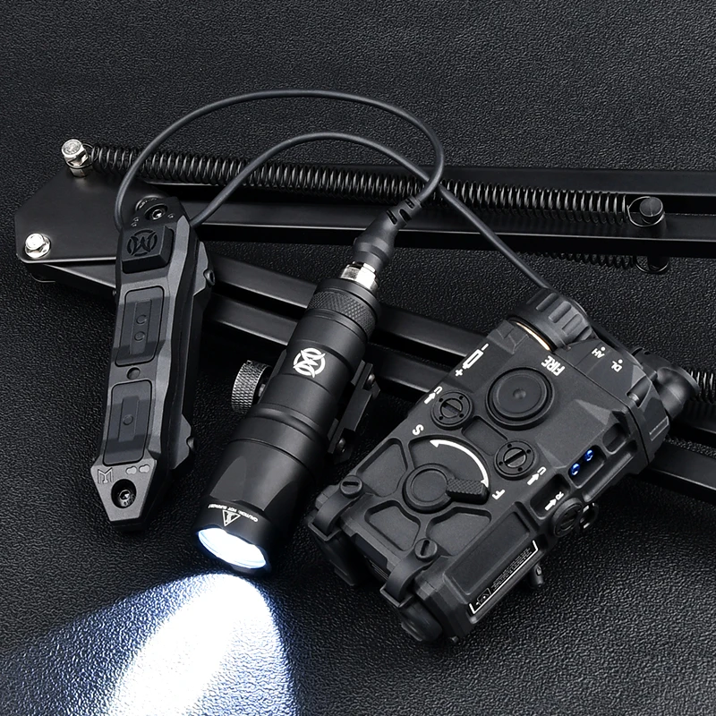 Tactical OGL Nylon IR Strobe Red Green Blue Laser LED White Light WADSN Flashlight With Pressure Switch Hunting Accessories Set image 6