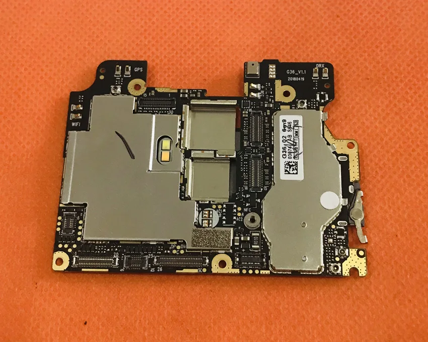Original Motherboard for Umidigi Z2, Helio P23, Octa Core, 4G RAM + 64G ROM