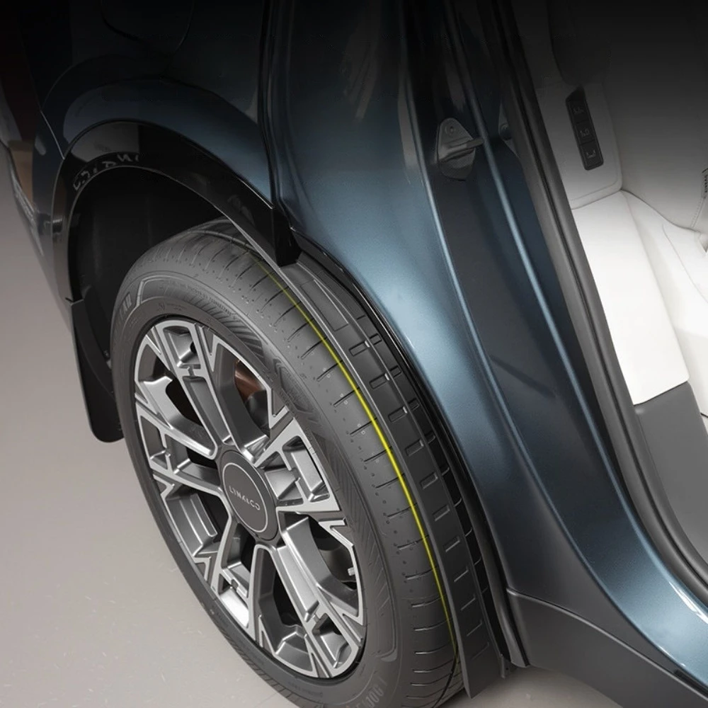 For LYNK & CO 900 Rear Door Mud Flaps No‑drill Fender Liner Front Rear Wheel Mudguard Modification Accessories