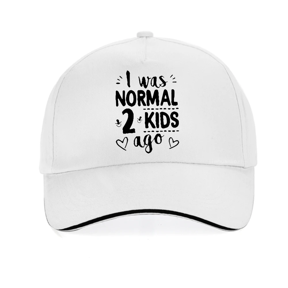 

I Was Normal 2 Kids Ago Print Women baseball cap Women Mother's Day Gift for Lady caps fashion casual Breathable snapback hats