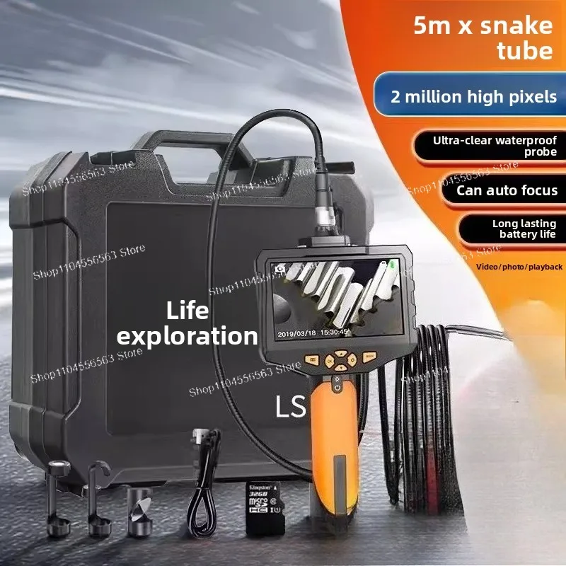 Infrared Snake Camera with 5m Flex Probe – Search & Rescue Video Tool for Emergency Response