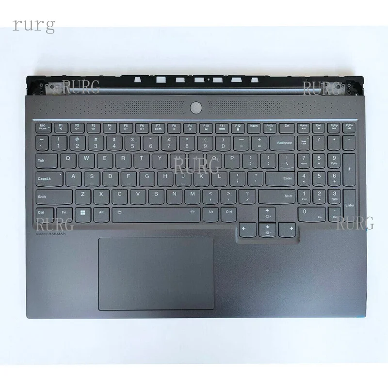 R+ New, compatible with Legion 7-16ITHg6 Palmrest upper case, US backlit keyboard, 5CB1D05140, 2021
