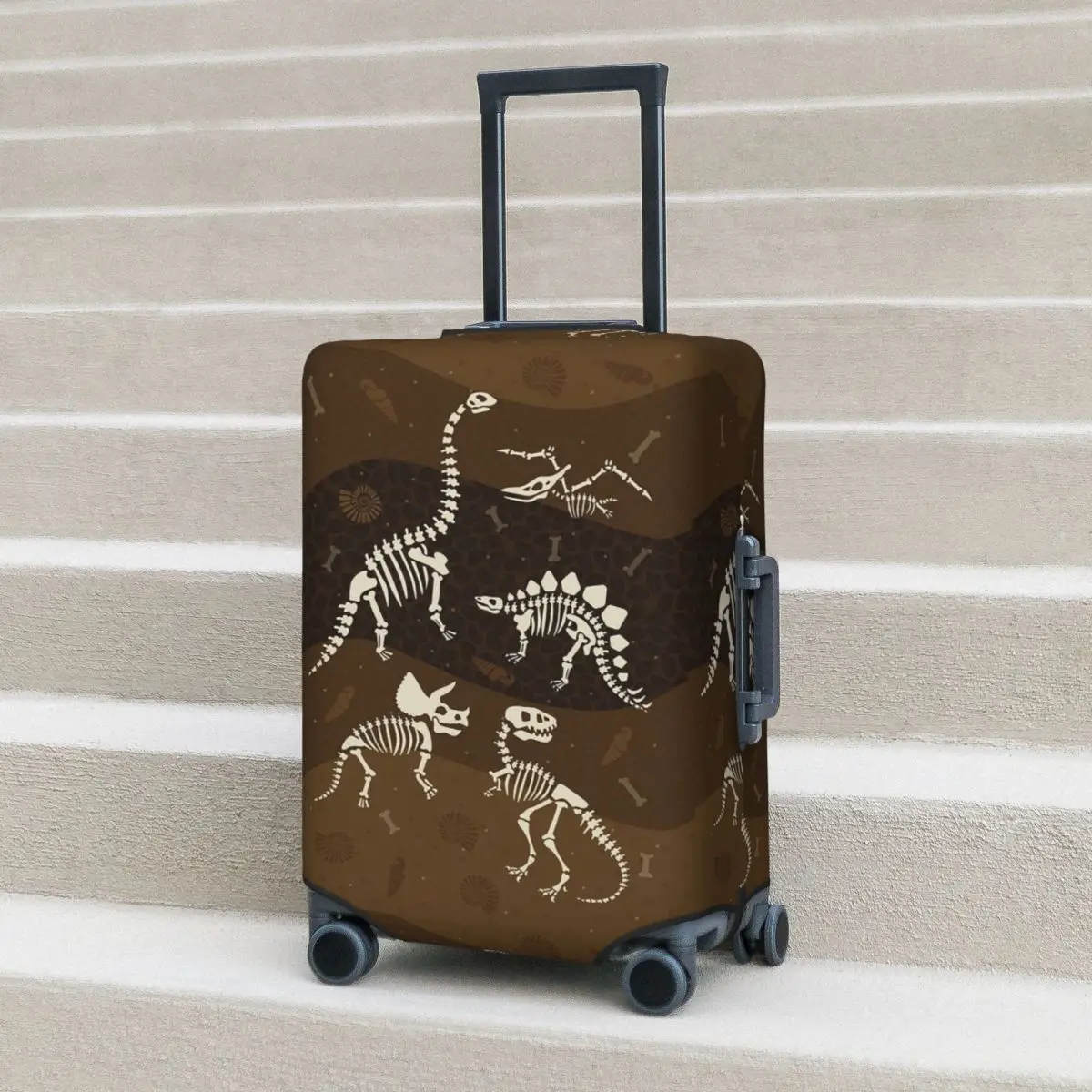 

Защитный чехол для чемодана с рисунком динозавра, эластичные защитные чехлы для дорожного багажа на 18-32 дюймов